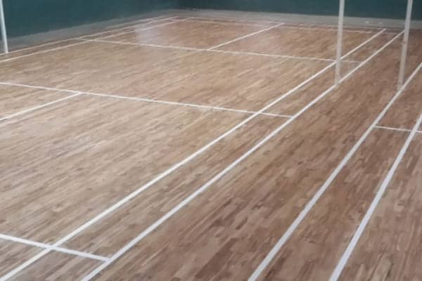 indoor badminton court