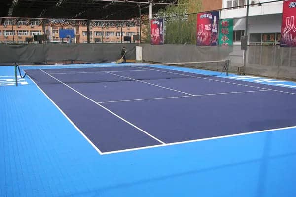 pp interlock tennis court