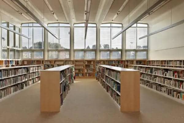 Library floor