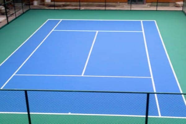 vinyl tennis court